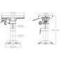 Pedestal Manual Ajustable 350-450mm