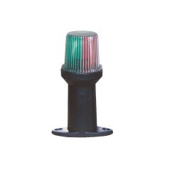 Luz Tricolor LED Fija 150mm Negro Lalizas