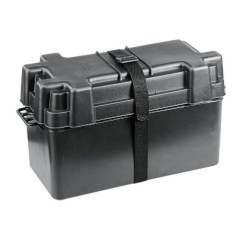 Caja Batería 180x320x205mm PVC Negra