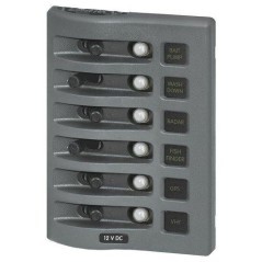 Panel 6 Interruptores IP67 Blue Sea Systems