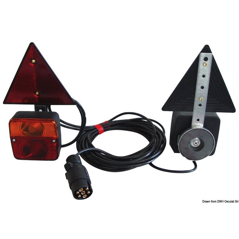 Kit de luces de remolque Led magnético 5 funciones