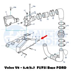 Tapon  3852476 Volvo V8 5.0 - 5.8 (Ford)