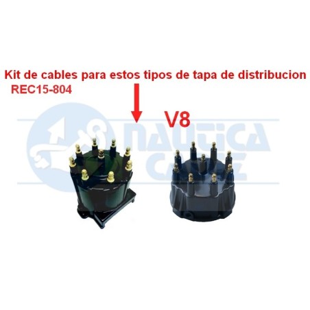 2.- Kit cables de bujía 8 cilindros