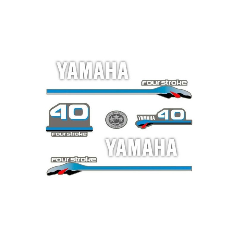 Adhesivos Fueraborda Yamaha 15-40HP