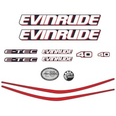 Adhesivos Fueraborda Evinrude 25-40HP