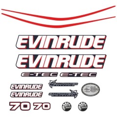Adhesivos Fueraborda Evinrude 50-130HP