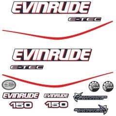 Adhesivos Fueraborda Evinrude +130HP