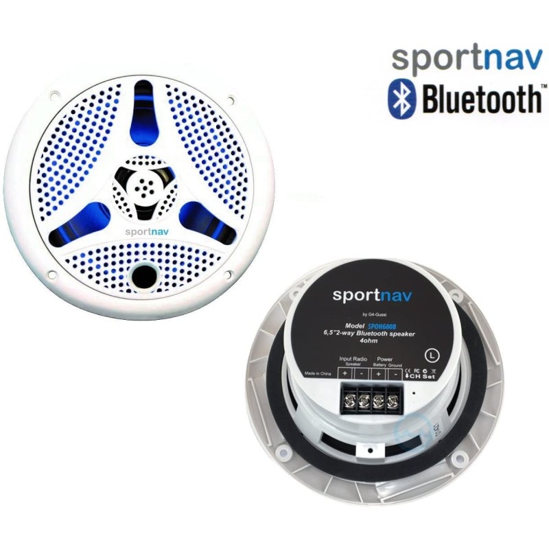 Altavoces Bluetooth 6.5" Sportnav 120w