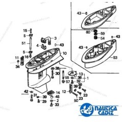 Caja engranajes Honda BF35-40-45-50