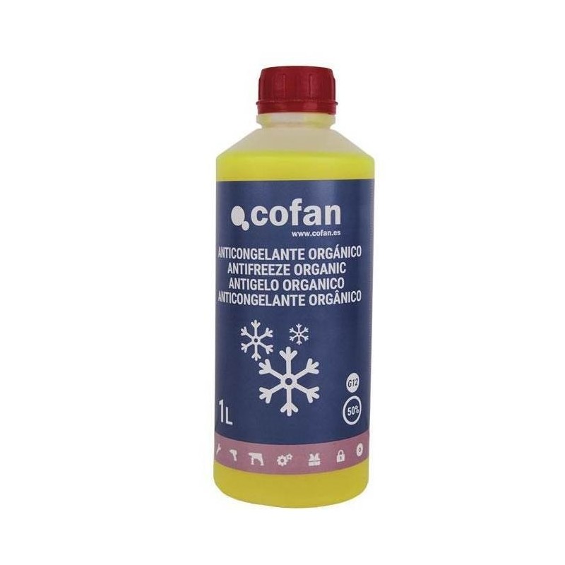 Liquido Refrigerante  G12 Orgánico 50% Amarillo