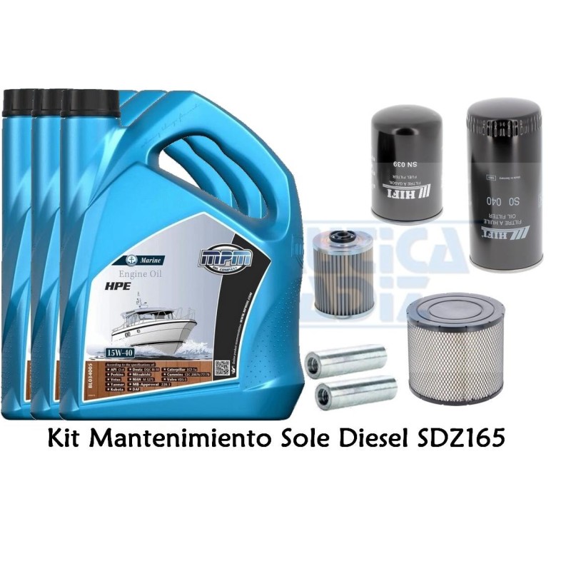 Kit Mantenimiento Sole Diesel SDZ165