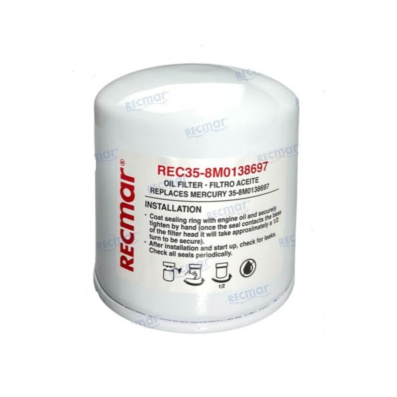 Filtro Aceite 35-8M0138697 Mercruiser