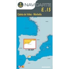 Carta Nautica Vélez - Marbella E-15 Navicarte