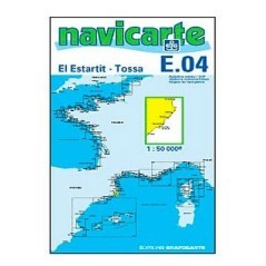 Carta Nautica El Estartit - Tossa E04 Navicarte